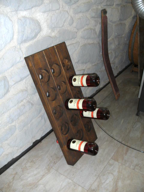 1 Liter rundes Marketenderfass mit Tragegurt innen gewachstes