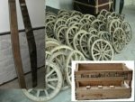 Fassdaube Weinkisten Wagenrad