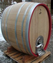 900 Liter - neues ovales Eichenholzfass mit Holztür Eichenfass Weinfass Romfass Whiskyfass