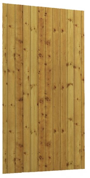 Garden Cube 4 x 2 m (Breite x Tiefe) aus Fichtenholz inklusive Wände und Tür
