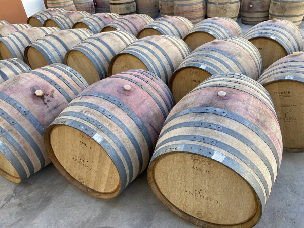 500 Liter rundes gebrauchtes Eichenfass Weinfass Holzfass