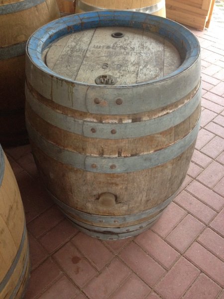 120 Liter rundes Bierfass gebrauchtes Eichenfass