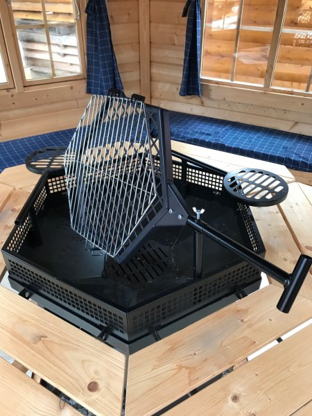 TOP 8-Eckiger Standard GRILL fr alle Grillkota & Pavillon Kohlegrill BARBECUE BBQ Holzgrill