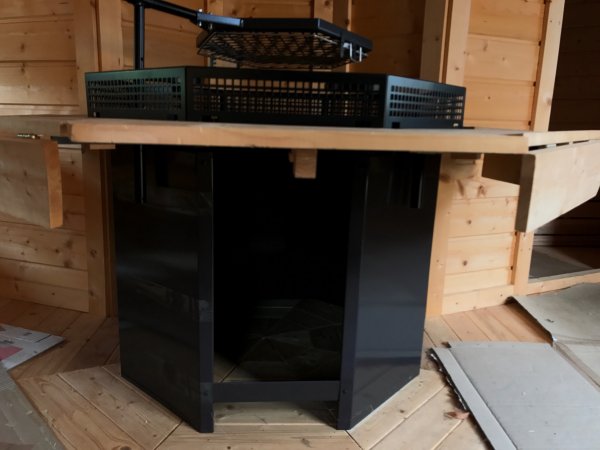 TOP 8-Eckiger Standard GRILL fr alle Grillkota & Pavillon Kohlegrill BARBECUE BBQ Holzgrill