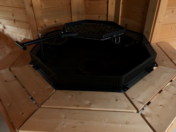 TOP 8-Eckiger Standard GRILL fr alle Grillkota & Pavillon Kohlegrill BARBECUE BBQ Holzgrill