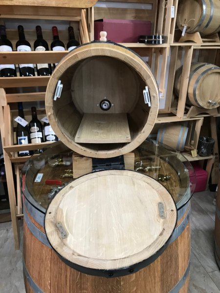 10 Liter Bag in Box - Fass  mit Logo auch fr 3-, 5-L bibs, Eichenfass, Weinfass Brandfass Schnapsfass Whiskyfass