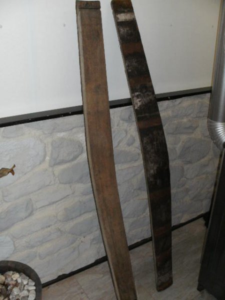 160x13-15cm FASSDAUBE AUS 1000L EICHENHOLZFASS WEINFASS HOLZFASS