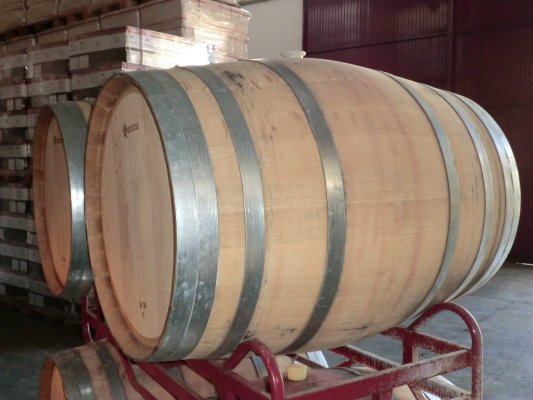 300 Liter helles rundes gebrauchtes Barrique Eichenfass Weinfass Wasserfass Fasstonne Regentonne