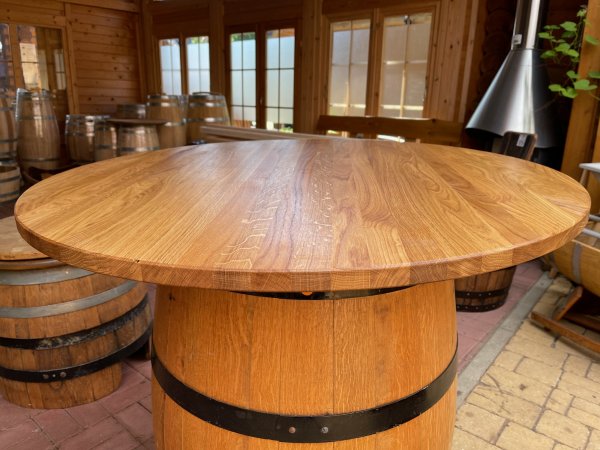 TP-ELH-LL-D40-80x3-4 - Tischplatte mit Winschdurchmesser 40-80cm und ca. 3/4-cm Strke aus massivem Eichenholz