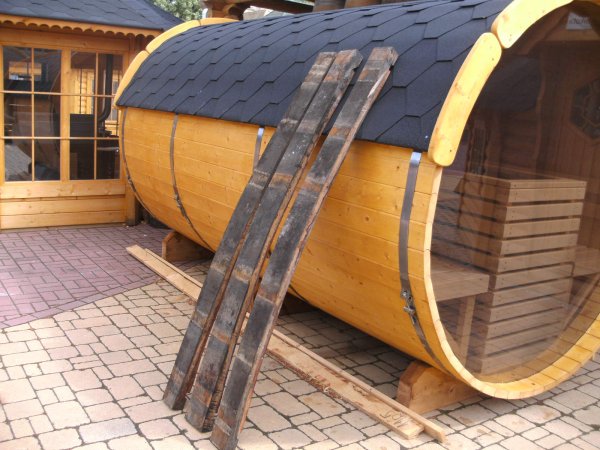 160x10-17cm FASSDAUBE AUS 3000L EICHENHOLZFASS WEINFASS HOLZFASS