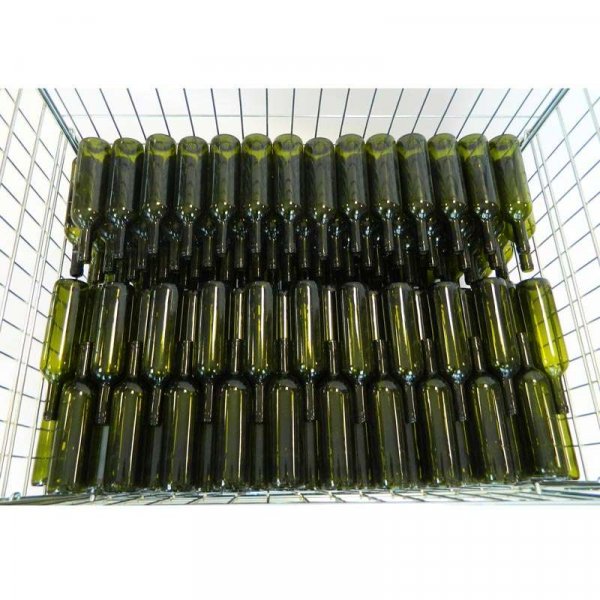 CARGO-80 GITTERBOX FR 433 liegende WEINFLASCHEN 119X79XH.91,5cm aus Feuerverzinktem Stahl stapelbar