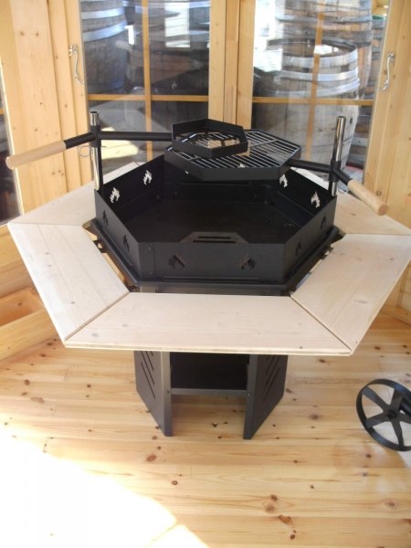 Nur der Ersatz 6-eck - Grillrost fr TOP 6-Eckiger LUXURY GRILL