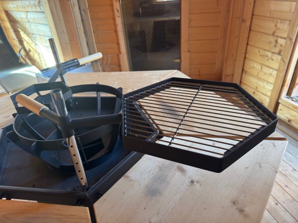 Nur der Ersatz 8-eck - Grillrost fr TOP 8-Eckiger LUXURY GRILL