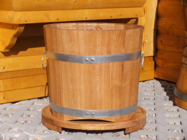 BKE55 Pflanzkbel neu aus Eichenholz mit D. von 55cm, winterfest