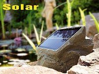 Solarbetriebene Teichpumpe für Miniteich oder Springbrunnen Pump