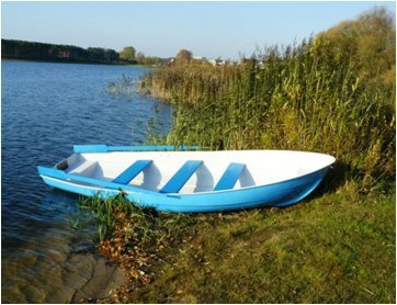 NORDIKA-42P Fischer Holzboot Anglerboot Ruderboot Boot