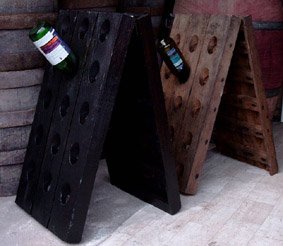 15er Champagner Rttelbrett, Rttelpult, Weinregal