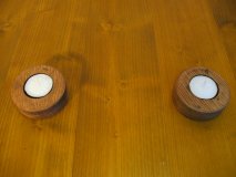 2er-R Fadaubenlicht Kerzenstnder Kerzenleuchter Teelichthalter