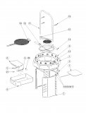 VIKING GRILL RUND fr alle Grillkota Kohlegrill BARBECUE BBQ Holzgrill