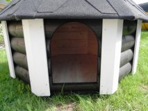 8 Eck Hundehtte Hundehaus Hundeschlafplatz Tierhaus Hundekota