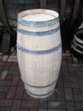 75 Liter Zigarrenfass, aus Kastanienholz H.79cm, D.43cm Fassvase Wasserfass Dekofass Weinfass Schapsfass Holzfass