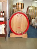 900 Liter - neues ovales Eichenholzfass mit Holztür Eichenfass Weinfass Romfass Whiskyfass