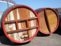 ca. 10500L rundes gebrauchtes Eichenholzfass Holzfass Eichenfass Weinbrandfass