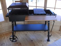 TOP Schaschlik Mangal - sehr robuster Holzkohle GRILL Kohlegrill BARBECUE BBQ Holzgrill