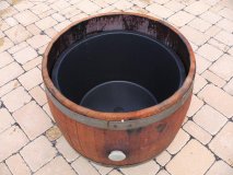 Baumstammumrandung mit PVC-Kbel innen, Pflanzenkbelumrandung, Hochbeet