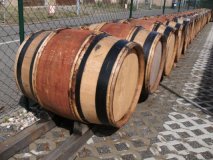 228 Liter gebrauchtes Burgundy Barriquefass Eichenfass Weinfass Holzfass Wasserfass Dekofass Wasserfass Fassregentonne
