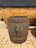 170 Liter Regentonne Blumenkübel Miniteich aus Whiskyfass Eichenfass Fassregentonne Holzfass