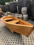 3.5m Holzboot - Bela Italia Designboot als Garten-Dekoration