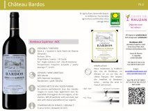 Chateau BARDOS 2019 - 60 x 0,75L Flaschen Rotwein im Barriquefass gereift AOC BORDEAUX SUPERIEUR