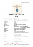 CLOS DU MOULIN 2018 - 60 x 0,75L Flaschen Rotwein im Barriquefass gereift CRU BOURGEOIS MEDOC