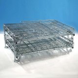 P880 GITTERBOX FR 704 liegende / 606 stehende WEINFLASCHEN 127X90XH.110cm aus Feuerverzinktem Stahl stapelbar