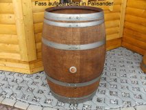 228 Liter gebrauchtes Burgundy Barriquefass Eichenfass Weinfass Holzfass Wasserfass Dekofass Wasserfass Fassregentonne