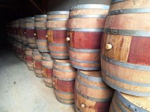 228 Liter gebrauchtes Burgundy Barriquefass Eichenfass Weinfass Holzfass Wasserfass Dekofass Wasserfass Fassregentonne