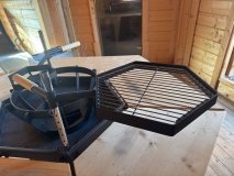 Nur der Ersatz 6-eck - Grillrost fr TOP 6-Eckiger LUXURY GRILL