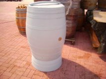 400 Liter gebrauchtes dunkles Barrique Eichenfass Weinfass