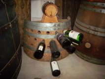 Weinregal - Weinfassbogen für 39-42 Flaschen, Eichenfass