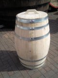 225 Liter Weinfass Regentonne aus neuem Kastanienholzfass mit Deckel ohne Griff Fass Holzfass Wasserfass Regenfass