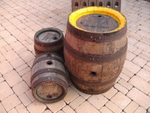100 Liter rundes Bierfass gebrauchtes Eichenfass