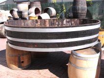 Hunde - Badefass Tierbadefass Tiertrnke Tierbadewanne Holzwanne