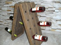 30er Weinbrett Dreieck, Rttelbrett Rttelpult Weinregal FL-Rega