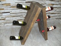 30er Weinbrett Dreieck, Rttelbrett Rttelpult Weinregal FL-Rega