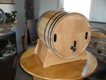 10L Bag in Box Fass mit Khlung Bibfass Holzfass Weinkhlschrank